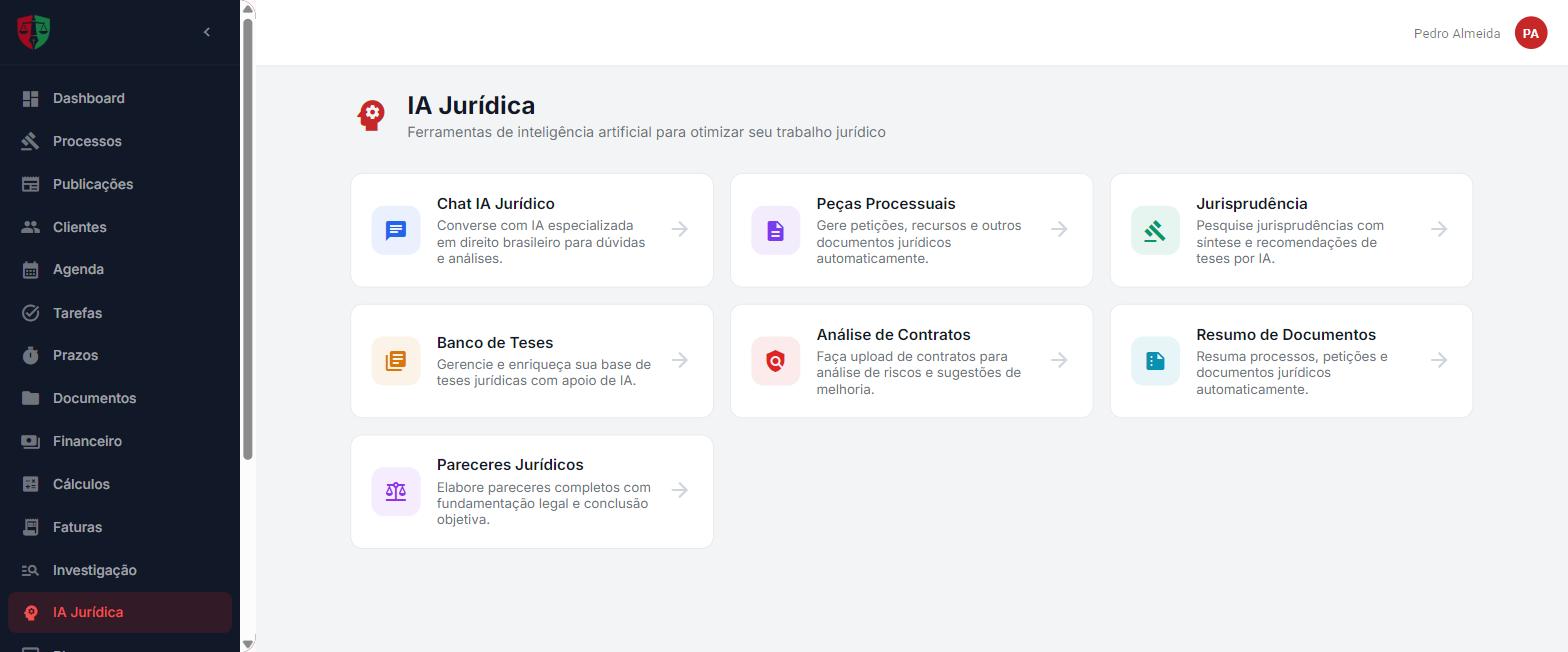 Tela: IA Jurídica Integrada